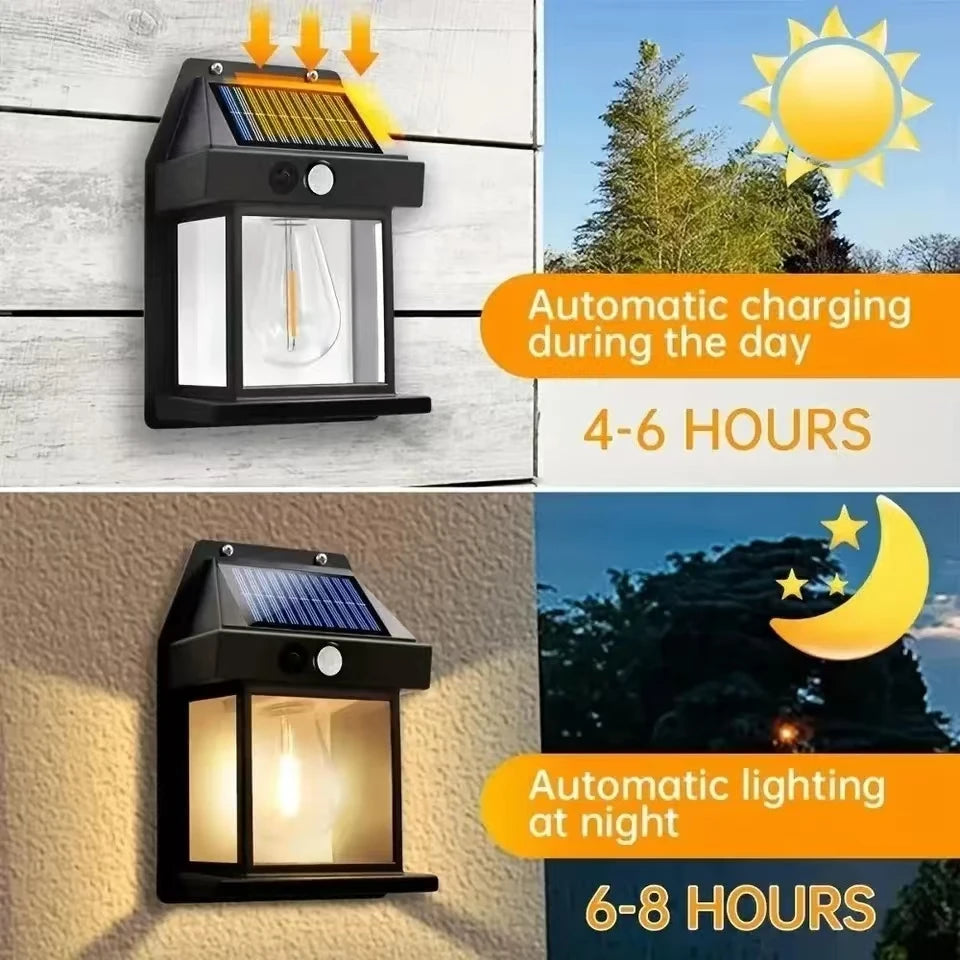 Lampe solaire d'extérieur puissante, éclairage de jardin, éclairage de rue solaire, éclairage extérieur, éclairage LED étanche, décoration extérieure