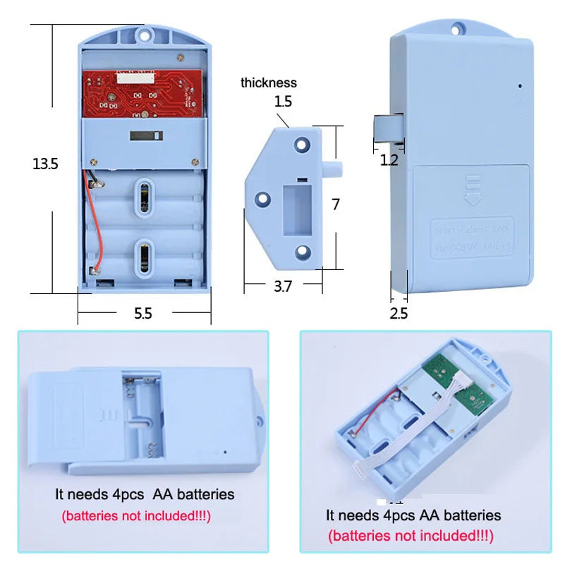 IC RFID Locker Electronic Cabinet lock Smart Sauna lock for Office Hotel Home Swimming Pool