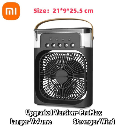 Xiaomi Portable 3 In 1 Fan Air Conditioner Car Household Small Air Cooler LED Night Lights Humidifier Air Adjustment Home Fans