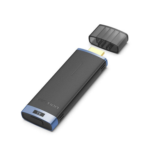 Vention Wireless HDMI TV Receiver, 5GHz WiFi Display Projector, HD TV Dongle Smart Stick for Android IOS, 40m 50m Adapter