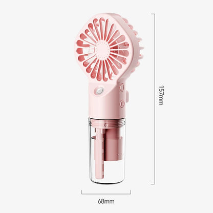 Handheld Mini Fan Air Conditioner Usb Rechargeable Portable Humidifier Mist Cooler Cooling Spray Humidifier Fan For Home/Office
