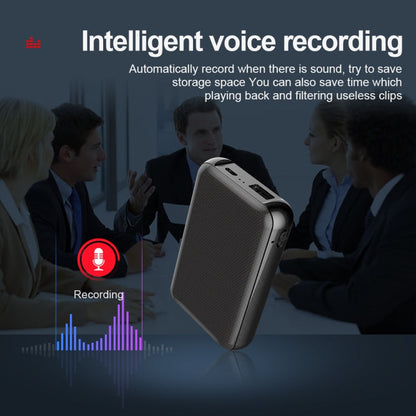 JNN Q75 Magnetic Power Bank Smart Voice Recorder, Memory:64GB(Black)