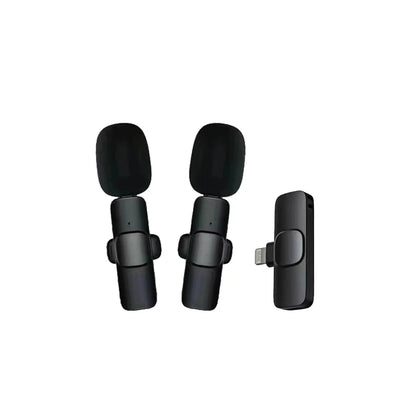 K8 Wireless Lavalier Microphone Studio Gaming for iPhone Type-C PC Computer Professioanl Lapel Mic Live Broadcast Mobile Phone