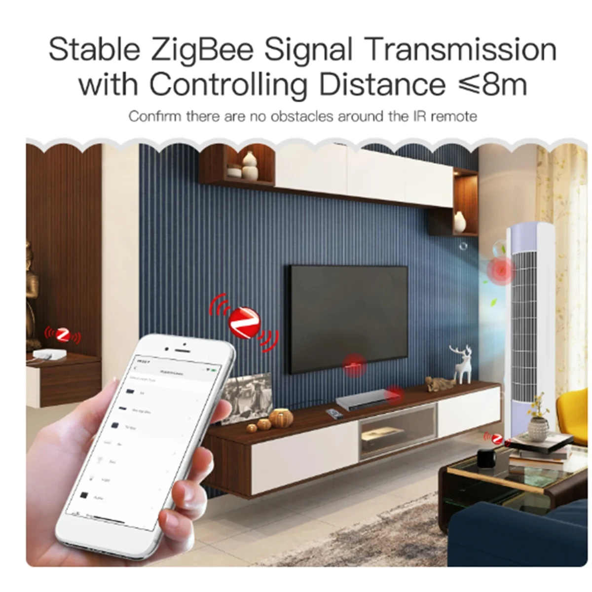 N88R UFO-R11 ZigBee Air Conditioner TV IR Remote for Alexa Google Home Universal Infrared Remote Controller Powered By Tuya