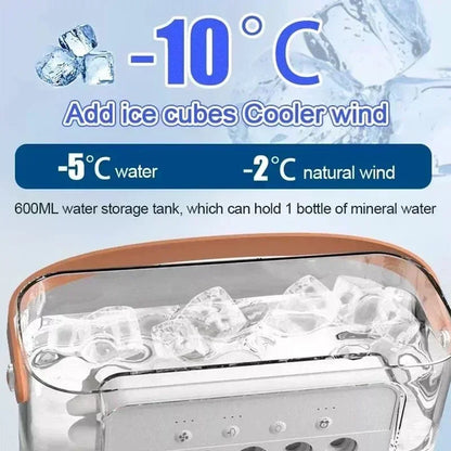 80% Off 3 In 1 Fan Air Conditioner Household Air Cooler Fan With LED Night Lights Humidifier Air Adjustment Office Home Fans