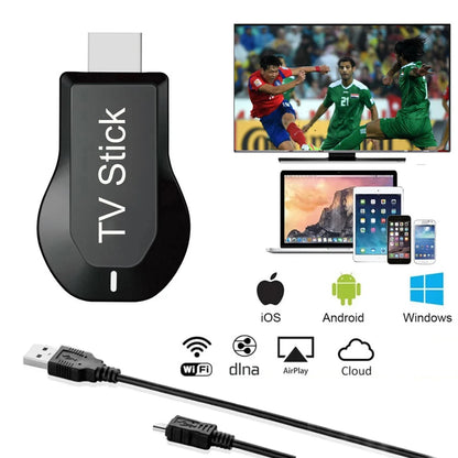 M2 Pro Wireless WiFi TV Stick Display TV Dongle HDMI-compatible Smart TV Screen Projector 1080P 4K For DLNA Android Google