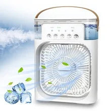 4 In 1 Portable Humidifier Fan Mini Air Conditioners USB Mini fan LED Night Light Water Mist Fun Air Cooler Humidifie For Home
